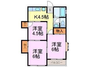 高橋ハイツの物件間取画像